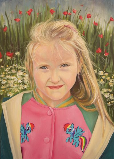 Portret olejny dużego formatu